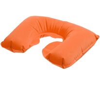 Надувная подушка под шею в чехле Sleep, оранжевая арт.5125.20