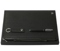 Набор Hugo Boss: папка, брелок и ручка, черный арт.HPAKR804A