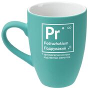 Кружка «Подружакий» с покрытием софт-тач, бирюзовая арт.70228.48