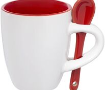 Кофейная кружка Pairy с ложкой, красная арт.13138.50