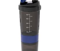 Спортивный шейкер с контейнером Tonus, черно-синий арт.17053.34
