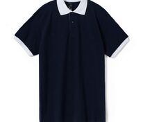Рубашка поло Prince 190, темно-синяя с белым арт.6085.46
