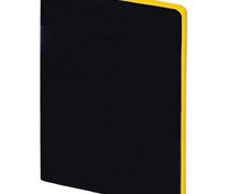Ежедневник Slip, недатированный, черный с желтым арт.16022.38