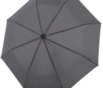 Складной зонт Fiber Magic Superstrong, серый в полоску арт.14113.12