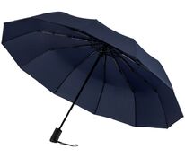 Зонт складной Fiber Magic Major, темно-синий арт.14599.40