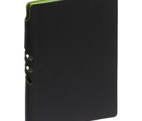 Ежедневник Flexpen Black, недатированный, черный с зеленым арт.13087.39
