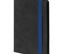 Ежедневник Velours, недатированный, черный с синим арт.13886.34