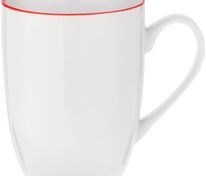 Кружка Simmy, белая с красным арт.15883.50
