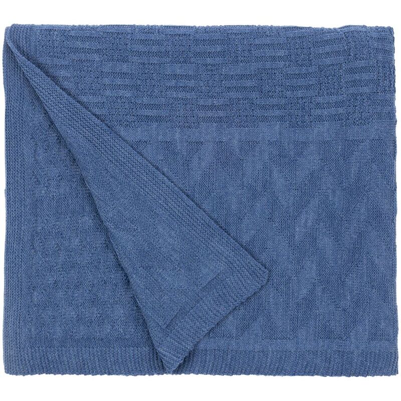 Плед Snippet, синий меланж (джинс) арт.15878.40