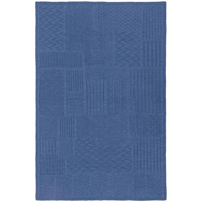 Плед Snippet, синий меланж (джинс) арт.15878.40