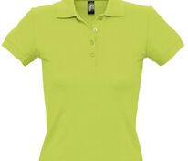 Рубашка поло женская People 210, зеленое яблоко арт.1895.94