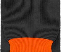 Шарф Snappy, темно-серый с оранжевым арт.76262.21