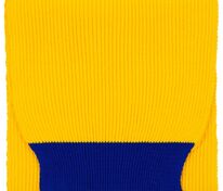 Шарф Snappy, желтый с синим арт.76262.48