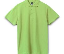 Рубашка поло мужская Spring 210, зеленое яблоко арт.1898.94