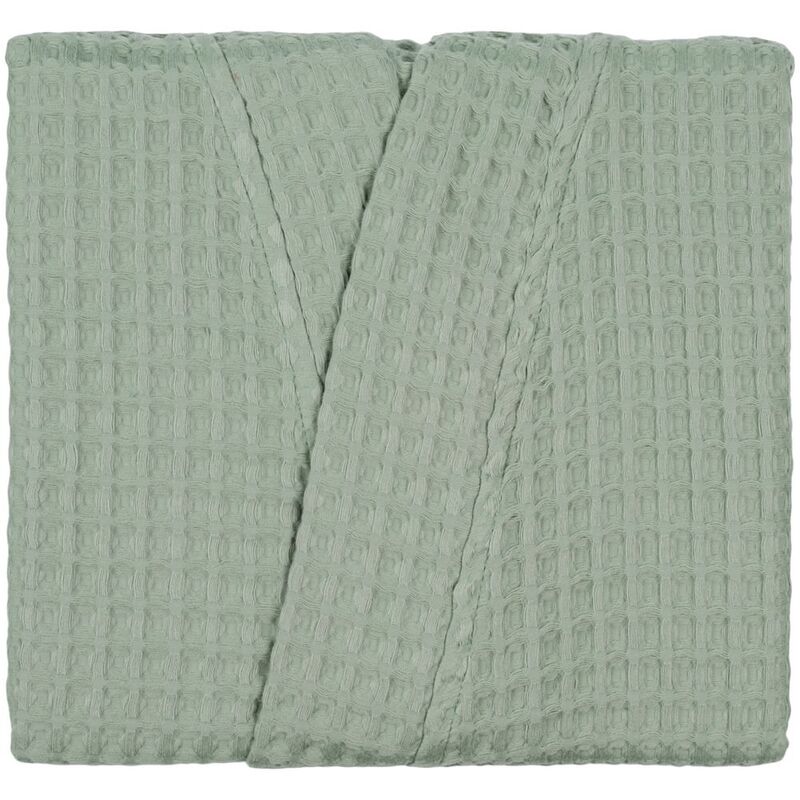 Халат вафельный женский Boho Kimono, зеленая мята арт.20014.19