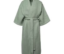 Халат вафельный женский Boho Kimono, зеленая мята арт.20014.19