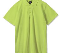 Рубашка поло мужская Summer 170, зеленое яблоко арт.1379.94