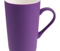 Кружка Best Noon с покрытием софт-тач, фиолетовая арт.13355.57