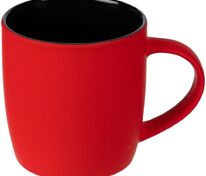 Кружка Surprise Touch Black с покрытием софт-тач, красная арт.13356.50