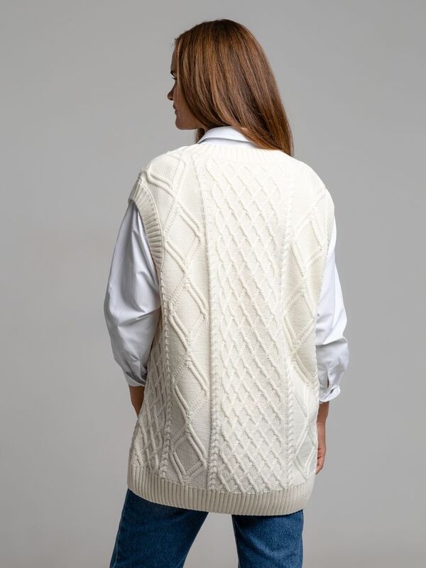 Жилет оверсайз на заказ Tricksy Terra Grand, акрил арт.18835.01