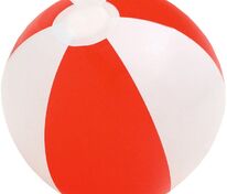 Надувной пляжный мяч Cruise, красный с белым арт.13441.50