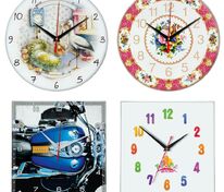 Часы стеклянные на заказ Time Wheel арт.18865.01