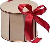 Коробка Drummer, круглая, с красной лентой арт.64603.50