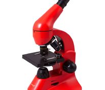 Монокулярный микроскоп Rainbow 50L с набором для опытов, красный арт.13612.50