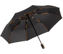 Зонт складной AOC Mini с цветными спицами, оранжевый арт.64715.20