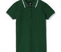 Рубашка поло женская Practice Women 270, зеленая с белым арт.6084.90