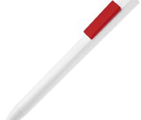 Ручка шариковая Swiper SQ, белая с красным арт.17522.65