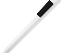 Ручка шариковая Swiper SQ, белая с черным арт.17522.63