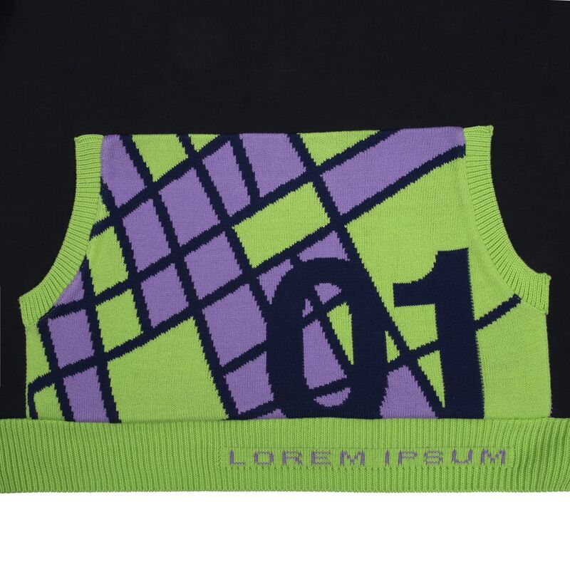 Вязаный карман-кенгуру на заказ Paosy арт.14197.10