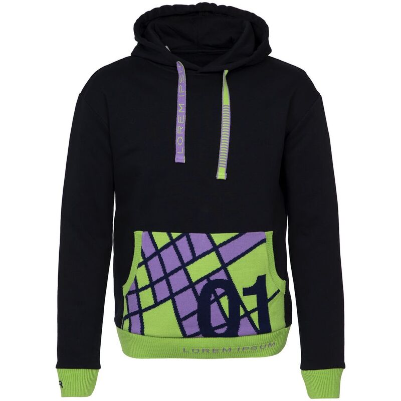 Вязаный карман-кенгуру на заказ Paosy арт.14197.10