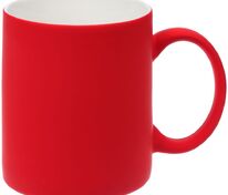Кружка Promo Soft с покрытием софт-тач, ярко-красная арт.14654.50