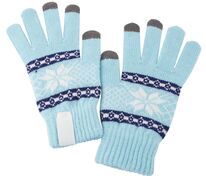 Сенсорные перчатки Snowflake, голубые арт.2794.44