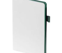 Ежедневник White Shall, недатированный, белый с зеленым арт.15751.69