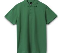 Рубашка поло мужская Spring 210, темно-зеленая арт.1898.92