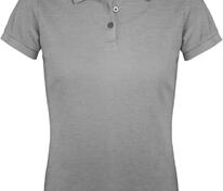 Рубашка поло женская Prime Women 200 серый меланж арт.00573360